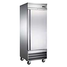 Universal RIFI-30 29" Stainless Steel One Solid Door Reach-In Freezer, 23 Cu. Ft.