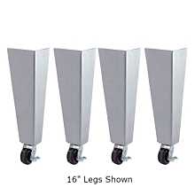 Bakers Pride 6" Legs with Casters for Deck Ovens