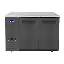 Atosa SBB48GRAUS2  48" Back Bar Cabinet Cooler,Two section,Two Solid Doors, 115V