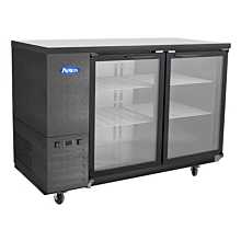 Atosa SBB59GGRAUS2 57" Back Bar Cabinet Cooler,Two section,Two Glass Doors, 115V