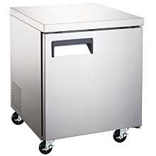 Universal SC-27-LBI 27" Undercounter One Door Worktop Freezer, 5.7 Cu. Ft.