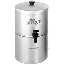 Cecilware Pro SD2 2 Gallon Stainless Steel Heated Syrup Warmer With Plastic No Drip Faucet - 120v