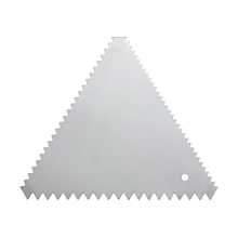 Winco SDC-6 Stainless Steel Triangle Decorating Comb