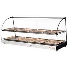 Skyfood FWD2-43-8P 43'' Food Warmer Display Case - Double Shelf with 8 Pans