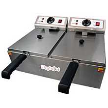 Skyfood FED-20-N Electric Fryer - Countertop Double Well