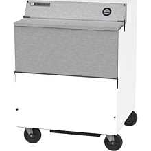 Beverage-Air SMF34HC-1-W 34 inch White 1-Sided Forced Air Milk Cooler 