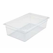 Winco SP7106 Full Size Clear Polycarbonate Food Pan - 5 1/2" Depth