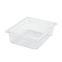 Winco SP7204 1/2 Size Clear Polycarbonate Food Pan - 3 1/2" Depth