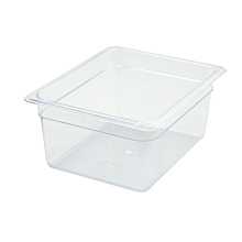 Winco SP7206 1/2 Size Clear Polycarbonate Food Pan - 5 1/2" Depth
