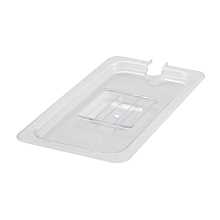 Winco SP7300C 1/3 Size Clear Polycarbonate Slotted Food Pan Cover