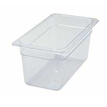 Winco SP7306 1/3 Size Clear Polycarbonate Food Pan - 5 1/2" Depth