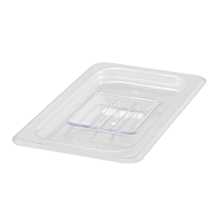Winco SP7400S 1/4 Size Clear Polycarbonate Solid Food Pan Cover
