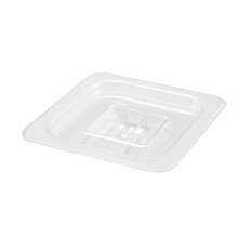 Winco SP7600S 1/6 Size Clear Polycarbonate Solid Food Pan Cover