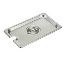 Winco SPCQ 1/4 Size Stainless Steel Slotted Food Pan Cover