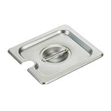 Winco SPCS 1/6 Size Stainless Steel Slotted Food Pan Cover