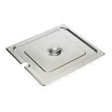 Winco SPCTT 2/3 Size Stainless Steel Slotted Food Pan Cover