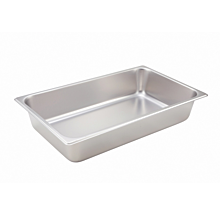 Winco SPF4 Full Size Steam Table Food Pan, 4" Deep