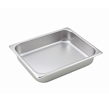 Winco SPH2 1/2 Size Steam Table Food Pan, 2-1/2" Deep