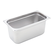 Winco SPJH-306 Third size stainless steel steam table pan, 6" depth