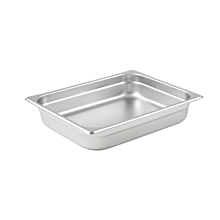 Winco SPJL-202 Half size stainless steel steam table pan, 2 1/2" depth