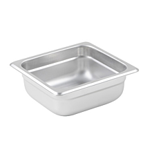 Winco SPJL-602 Sixth size stainless steel steam table pan, 2 1/2" depth