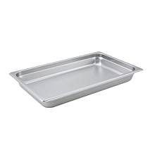 Winco SPJM-102 Full size stainless steel steam table pan, 2 1/2" depth