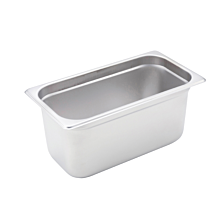 Winco SPJM-306 Third size stainless steel steam table pan, 6" depth