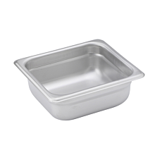 Winco SPJM-602 Sixth size stainless steel steam table pan, 2 1/2" depth