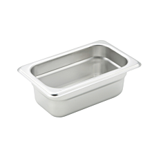 Winco SPJM-902 Ninth size stainless steel steam table pan, 2 1/2" depth
