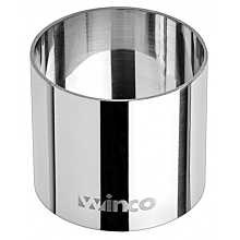 Winco SPM-21R Round Stainless Steel Pastry Mold
