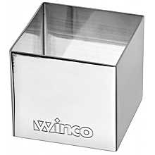 Winco SPM-22S Square Stainless Steel Pastry Mold