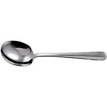 Winco SRS-2 Windsor 8-5/8" Stainless Steel Berry Spoon with Round Edge