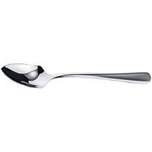 Winco SRS-6 Windsor 6-1/4" Extra Heavy Stainless Steel Grapefruit Spoon with Serrated Edge