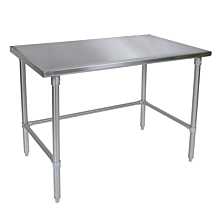 24"D x 60"L Stainless Steel Worktable with Corrosion Resistant Open Base
