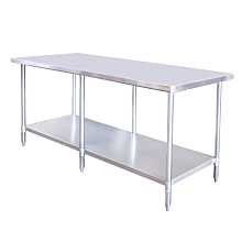 Atosa SSTW-3084 84" MixRite Stainless Steel Work Table with Undershelf