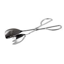 Winco ST-105SF 10-1/2" Stainless Steel Scissor Salad Tongs