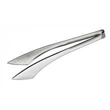 Winco STH-10 10-1/2" Satin Finish Stainless Steel Serving Tongs