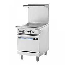 Turbo Air Radiance TAR-24G Gas Commercial Range with Oven & Griddle - 72K BTU