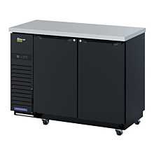 Turbo Air TBB-24-48SBD-N6 Super Deluxe Series 49" Two-Section Solid Door Narrow Back Bar Cooler