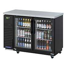 Turbo Air TBB-24-48SGD-N Super Deluxe Series 49" Two-Section Glass Door Narrow Back Bar Cooler