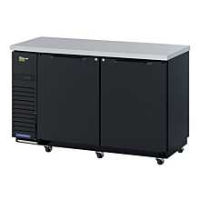 Turbo Air TBB-24-60SBD-N6 Super Deluxe Series 61" Two-Section Solid Door Narrow Back Bar Cooler