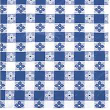 Winco TBCO-70B Blue Oblong Table Cloth