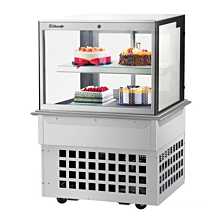 Turbo Air TBP36-46FDN 37" Drop-In Refrigerated Bakery Display Case - 9 Cu. Ft.