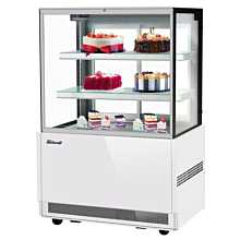 Turbo Air TBP36-54FN-W 35" White Refrigerated Bakery Display Case with Lift-Up Front Glass - 13 Cu. Ft.