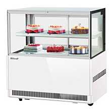 Turbo Air TBP48-46FN-W 47" White Refrigerated Bakery Display Case with Lift-Up Front Glass - 12 Cu. Ft.