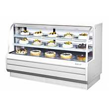 Turbo Air TCGB-72-2 Curved Glass Refrigerated Bakery Case