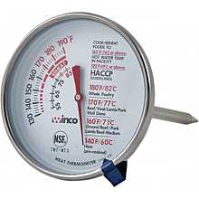 Winco TMT-MT3 5" Meat Thermometer