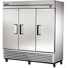 True TS-72F-HC 78" Three Section Reach-In Freezer, (3) Solid Doors, 115v