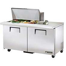 True TSSU-60-15M-B-HC 60" Sandwich/Salad Prep Table w/ Refrigerated Base, 115v
