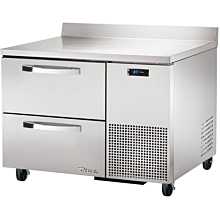 True TWT-44D-2~SPEC1 45" Worktop Refrigerator w/ (1) Section & (2) Drawers, 115v